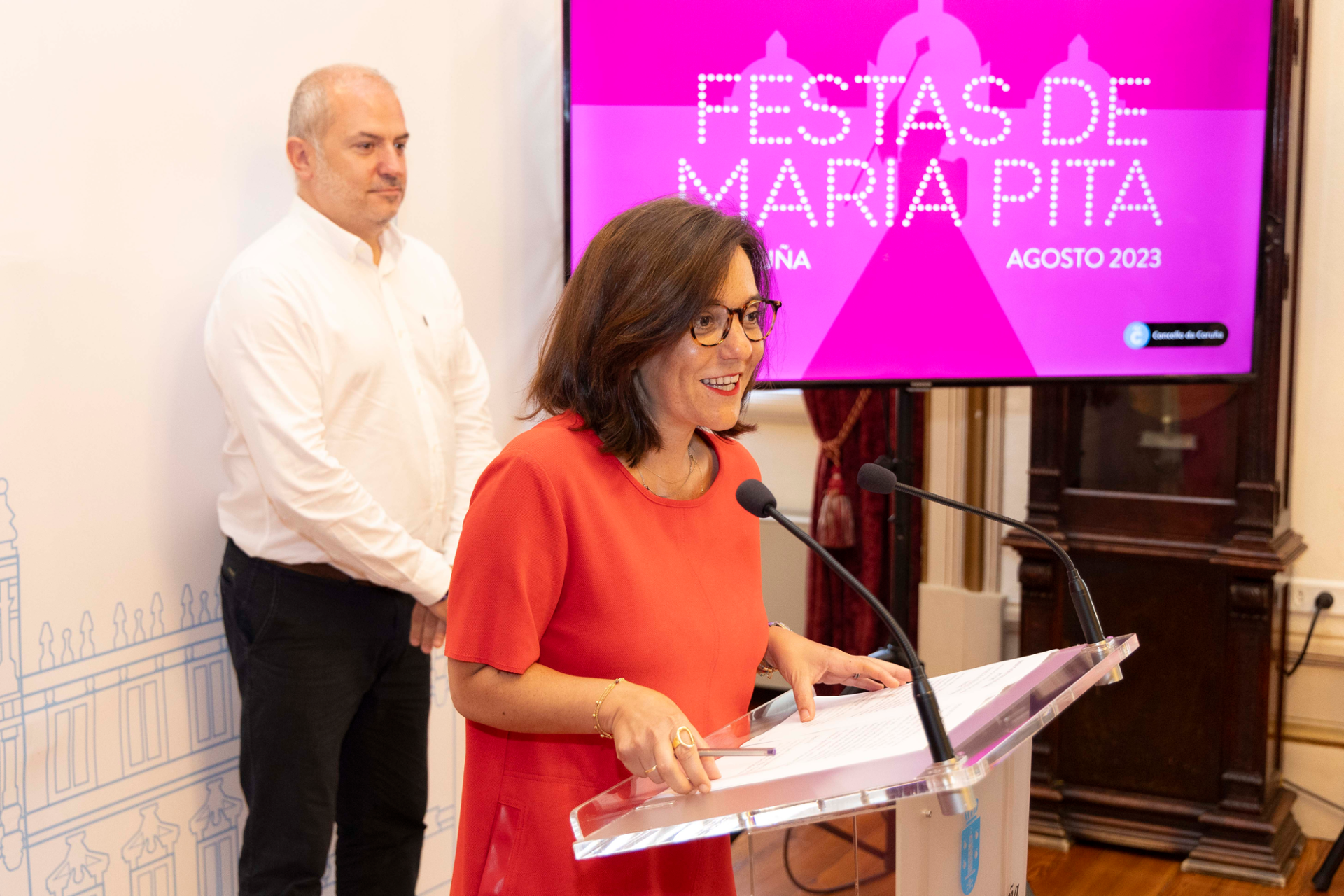 Inés Rey y Gonzalo Castro.