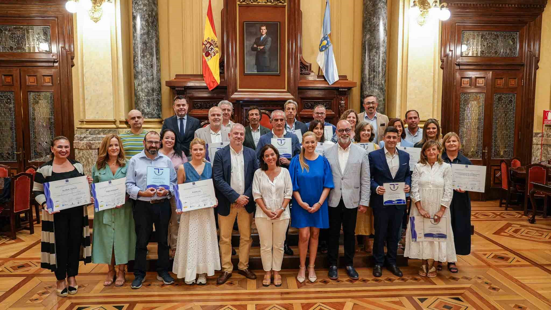 Acto de entrega distinciones SICTED.