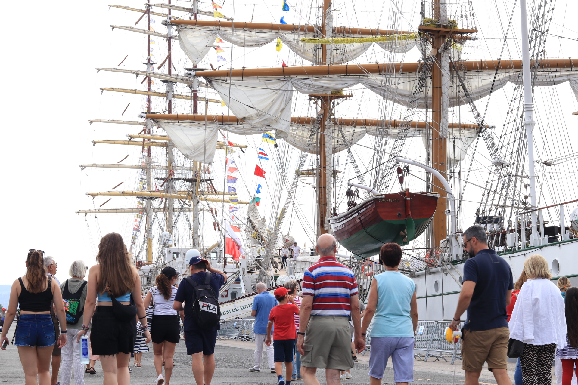 Llegada de los veleros de la Tall Ships Races 2023.