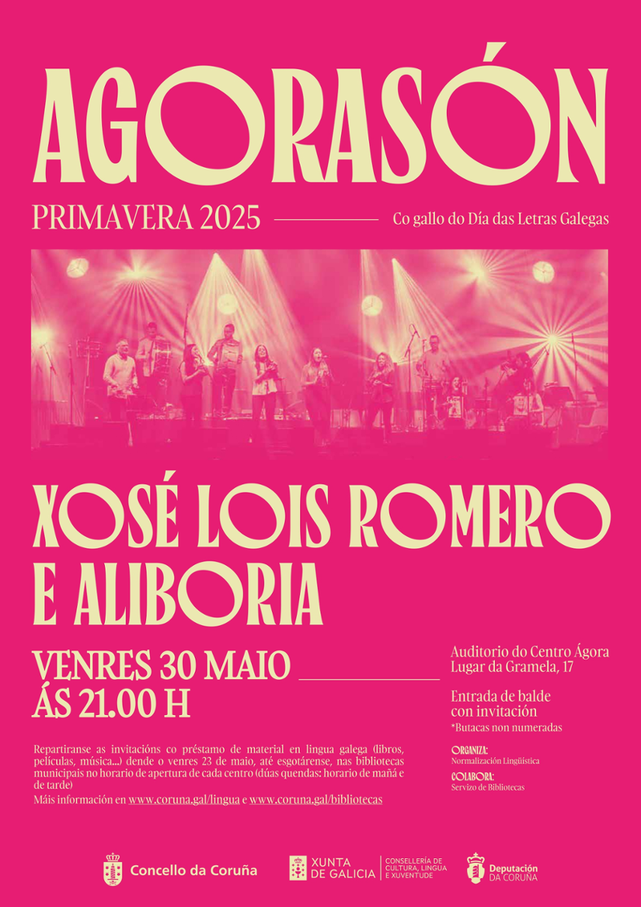 Xosé Lois Romero e Aliboria no AgoraSón primavera 2025