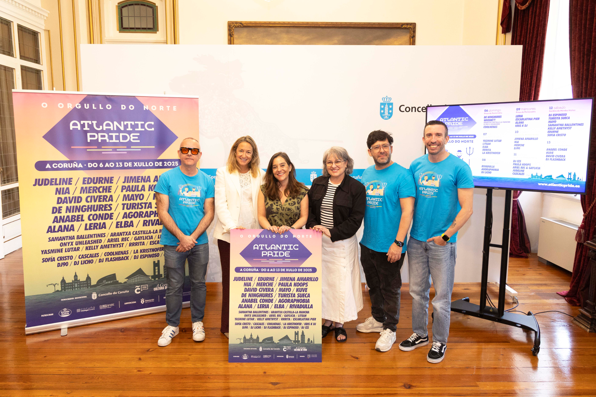 Presentación cartel completo Atlantic Pride 2025
