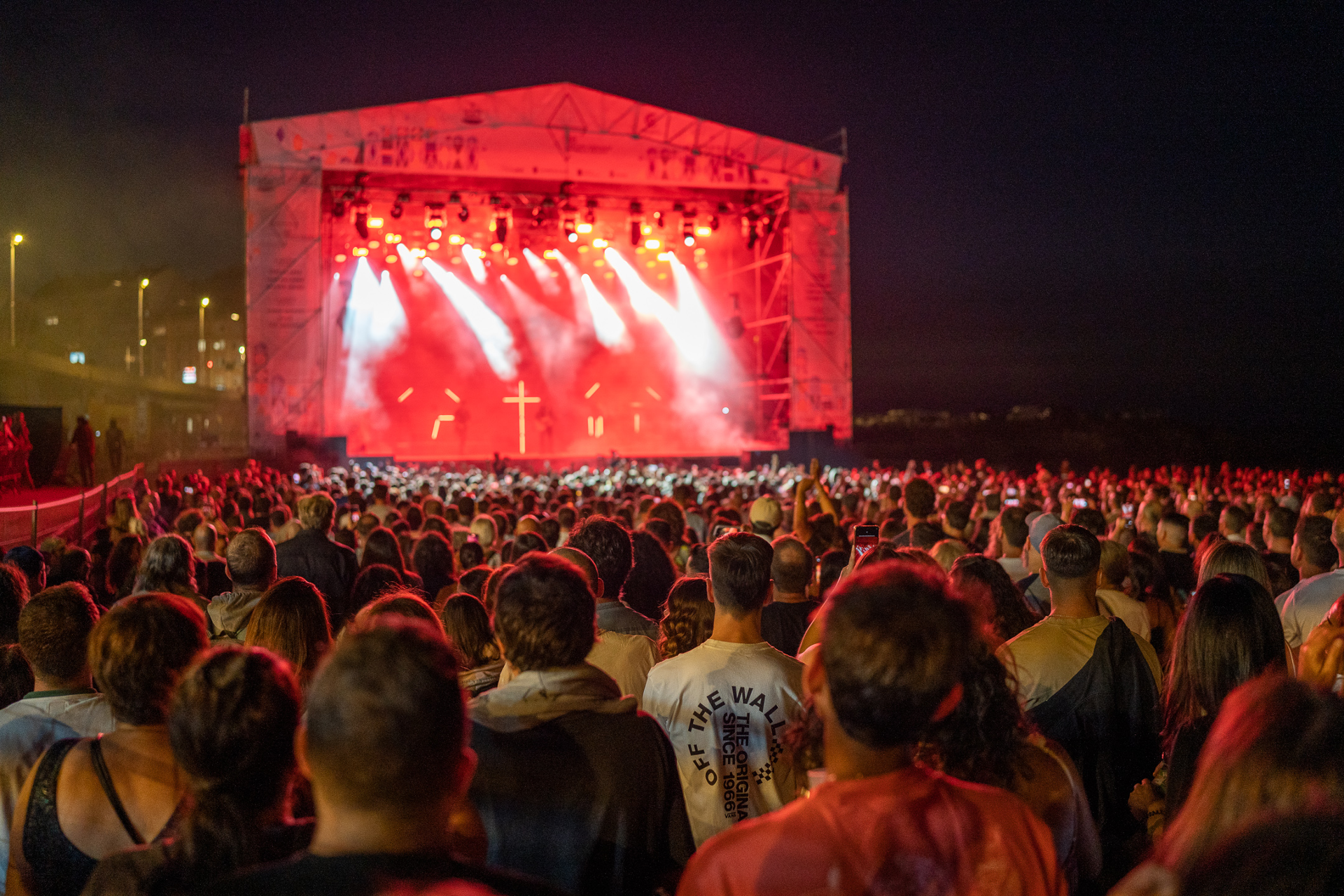 Concerto Siloé na praia de Riazor A Coruña